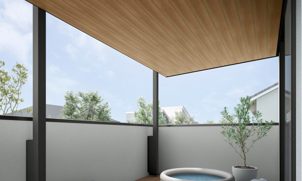 テラスSC 壁付造り付け屋根タイプ