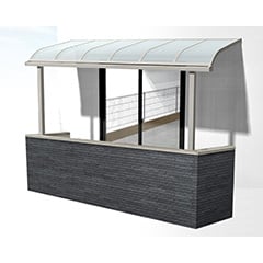 テラスVS 900 R型 造り付け屋根タイプ