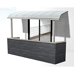 テラスVS 1500 R型 造り付け屋根タイプ