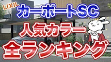 【カーポートSC】あなたが気になっているカラーは◯位！人気カラーランキング！