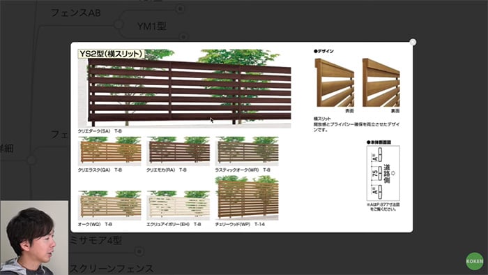 フェンスAA YS2型