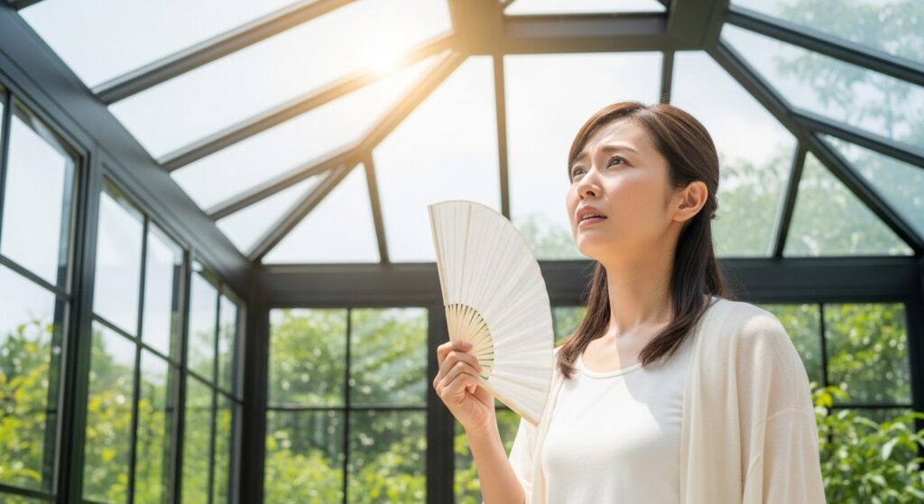 夏は暑く冬は寒い?サンルームのデメリットと賢い対策