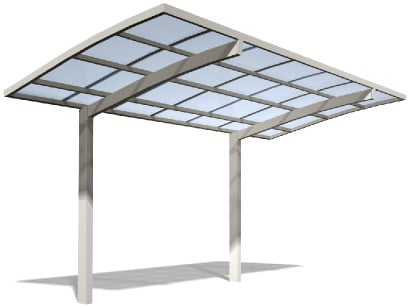 カーポート 1台駐車場 W2698×L4980 フーゴR袖壁1500 1台用 基本 27-50型 熱線吸収ポリカーボネート屋根材 リクシル LIXIL 車庫 ガレージ 本体 8月はエントリーでP10倍 カーポート 1台駐車場 リクシル フーゴR袖壁