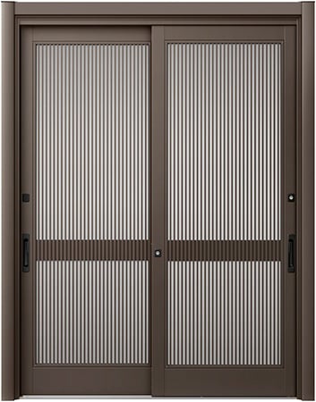LIXIL 玄関引き戸 花伝k6 90型 H22 関東間 ランマ無し 2枚建戸