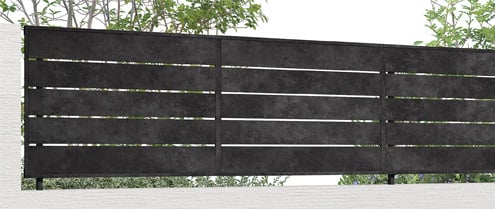 フェンスAA メタル調 MS1型 ＜多段柱 1段＞」の概算見積り - フェンス