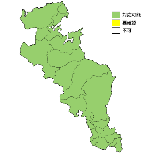 京都府の設置対応マップ