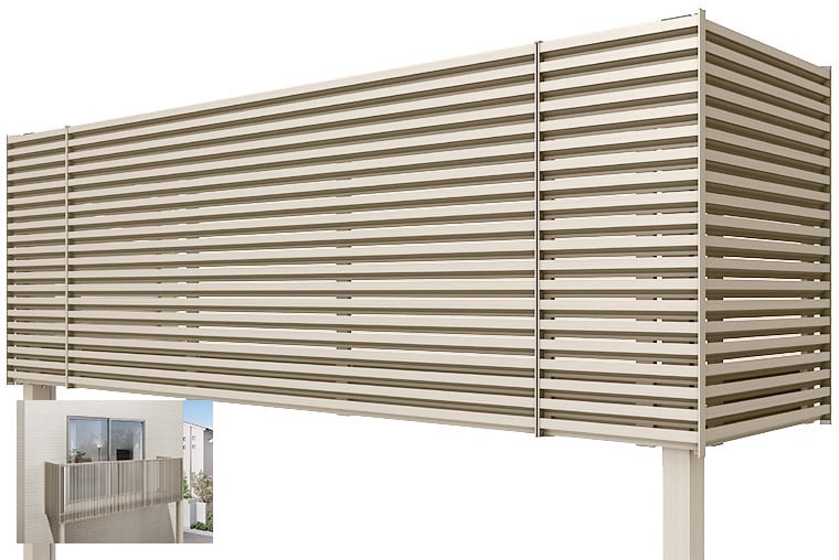 ビューステージ Hスタイル 柱建て式 縦太格子 関東間 1.0間(1820mm) 2