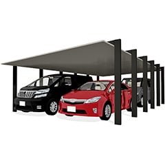 カーポートSC 1500 2台用 縦連棟