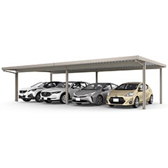 カーポートSW 1500 2台用 横連棟