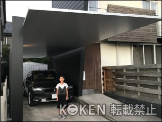 埼玉県越谷市Ｉ様 カーポートSC 縦連棟 1年目レビュー