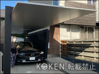 埼玉県越谷市Ｉ様 カーポートSC 縦連棟 1年目レビュー