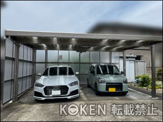 埼玉県所沢市Ｓ様 カーポートSW 900タイプ 2台用 1年目レビュー