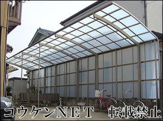 埼玉県Ｕ様 カーブポートシグマⅢ 3台用 縦連棟（1+1+1台） 施工例