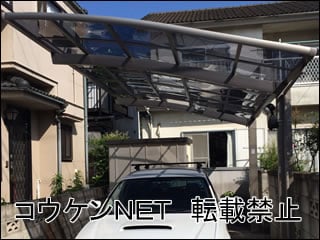 千葉県柏市Ｔ様 カーブポートシグマⅢ 1台用 施工例