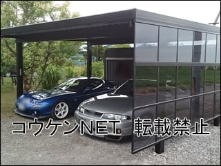 北海道伊達市Ｙ様 テリオスポートⅢ 3000 2台用 施工例