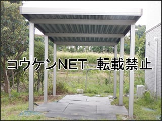 福岡県糟屋郡篠栗町Ｏ様 テリオスポートⅢ 900 1台用 奥行延長 施工例