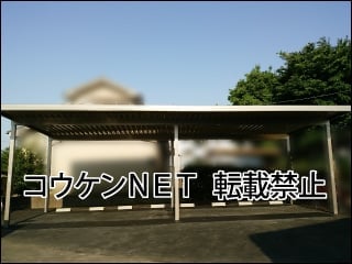 東京都東久留米市Ｍ様 テリオスポートⅢ 1500 4台用 横連棟（2+2台） 施工例