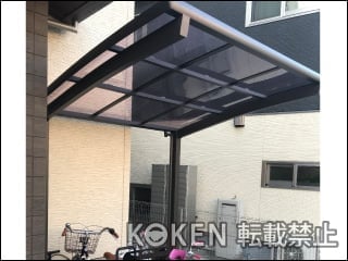 福岡県Ｋ様 サイクルポート施工例