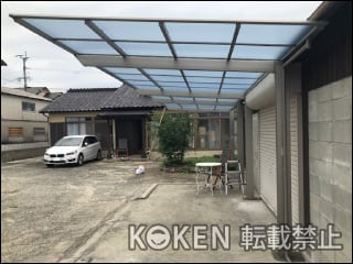 福岡県Ｙ様 カーポート施工例