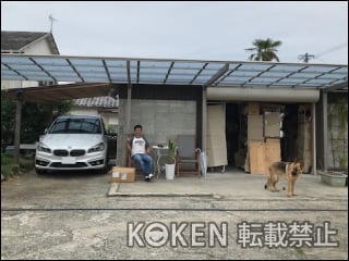 福岡県Ｙ様 カーポート施工例