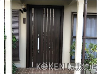 神奈川県横須賀市Ｕ様 リシェント 玄関ドア3 M27型 施工例