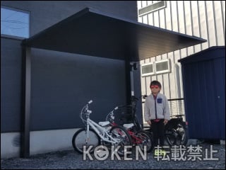 埼玉県Ｋ様 サイクルポート施工例