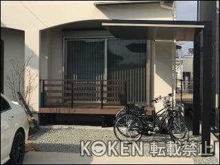 兵庫県Ｈ様 サイクルポート施工例