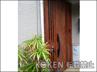 神奈川県Ｈ様 リシェント 玄関ドア3 M83型 採風 施工例