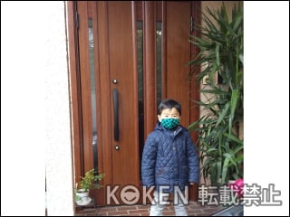 東京都Ｉ様 リシェント 玄関ドア3 G15型 親子 施工例