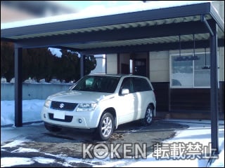 青森県八戸市Ｙ様 テリオスポートⅢ 3000タイプ 2台用 施工例