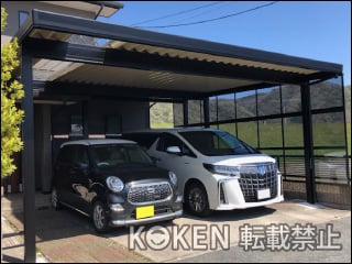 広島県Ｈ様 カーポート施工例