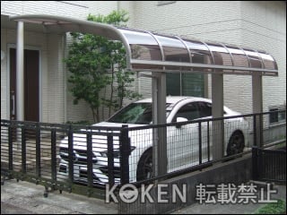 東京都八王子市Ａ様 フーゴR 袖壁 1500 1台用 施工例