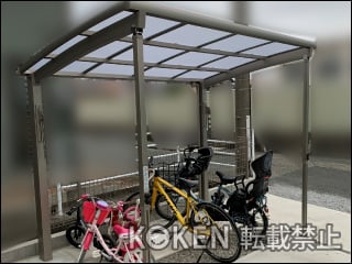 静岡県Ｔ様 サイクルポート施工例