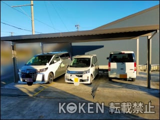 静岡県静岡市Ｏ様 カーポートSW 1500 3台用 施工例