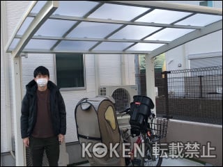 神奈川県Ｈ様 サイクルポート施工例