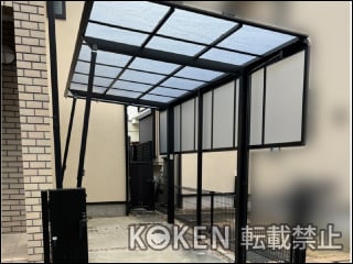 東京都Ｋ様 サイクルポート施工例