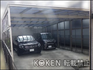 兵庫県Ｂ様 カーポート施工例