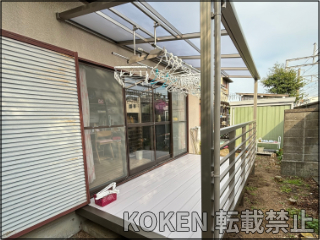 静岡県沼津市Ｔ様 サニージュ F型 オープン納まり 施工例